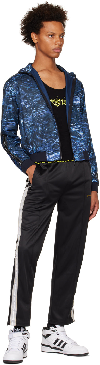 PALMER - Blouson bleu à imprimé