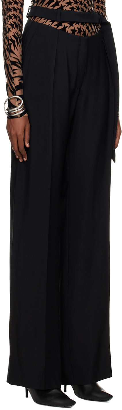 Mugler - Pantalon ample noir