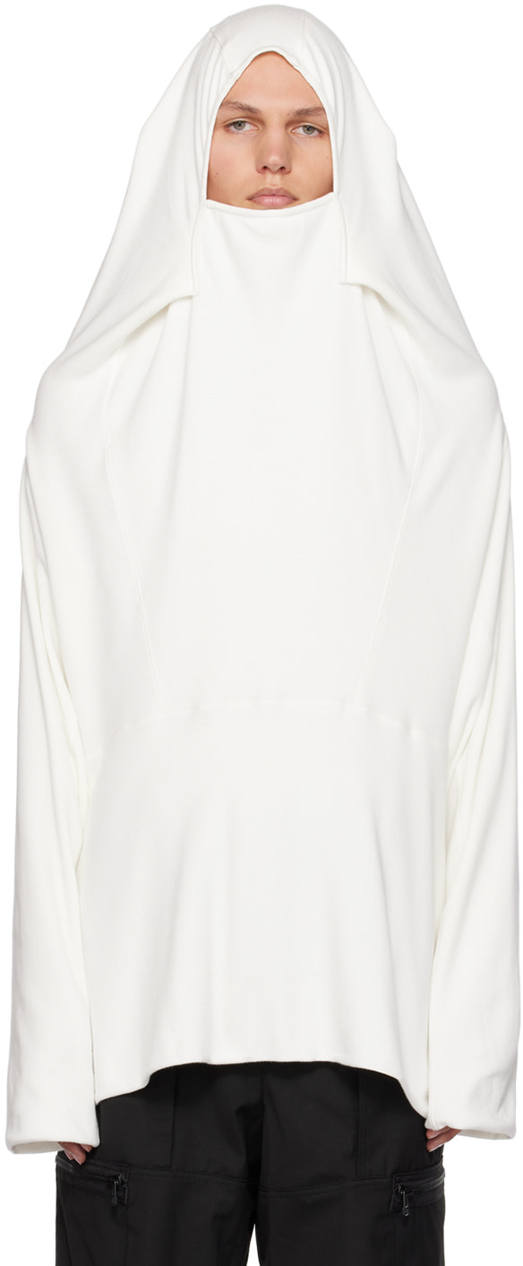 BRYAN JIMENÈZ - Pull à capuche Armstrong blanc