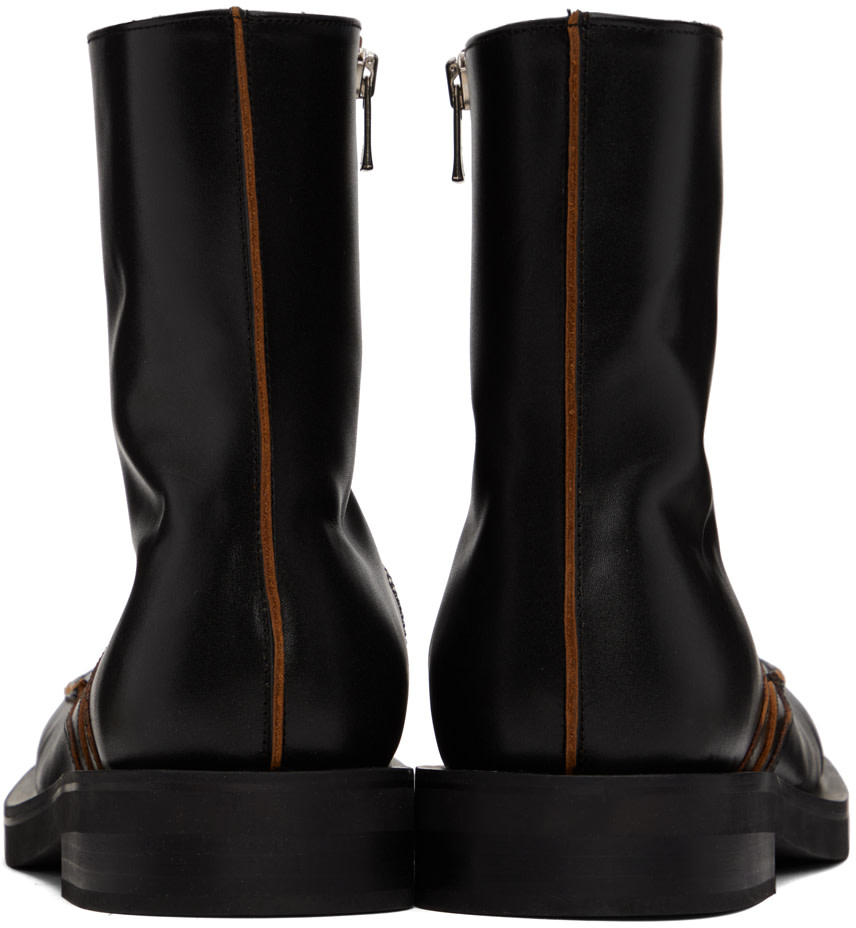 Andersson Bell - Black Dayne Zip-Up Boots