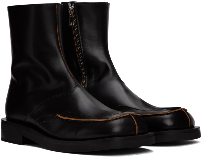 Andersson Bell - Black Dayne Zip-Up Boots