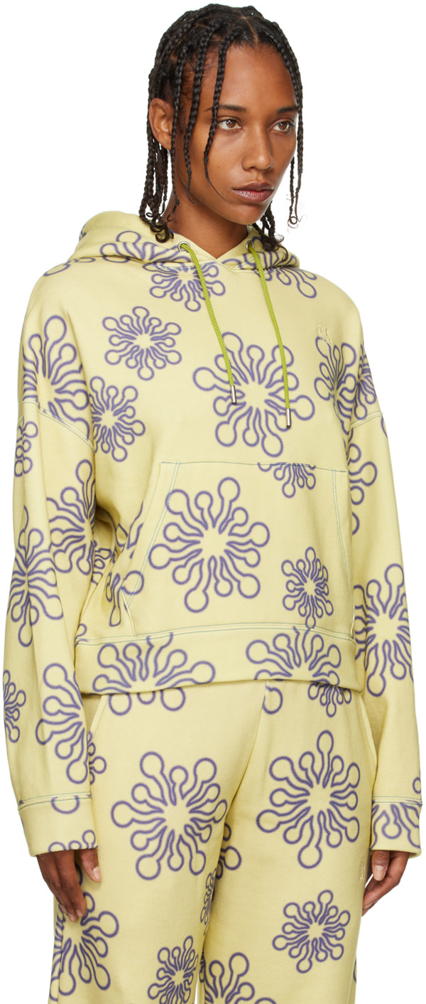 OK - Pull à capuche Coral P jaune