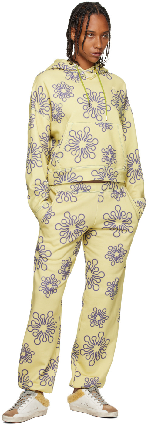 OK - Pull à capuche Coral P jaune