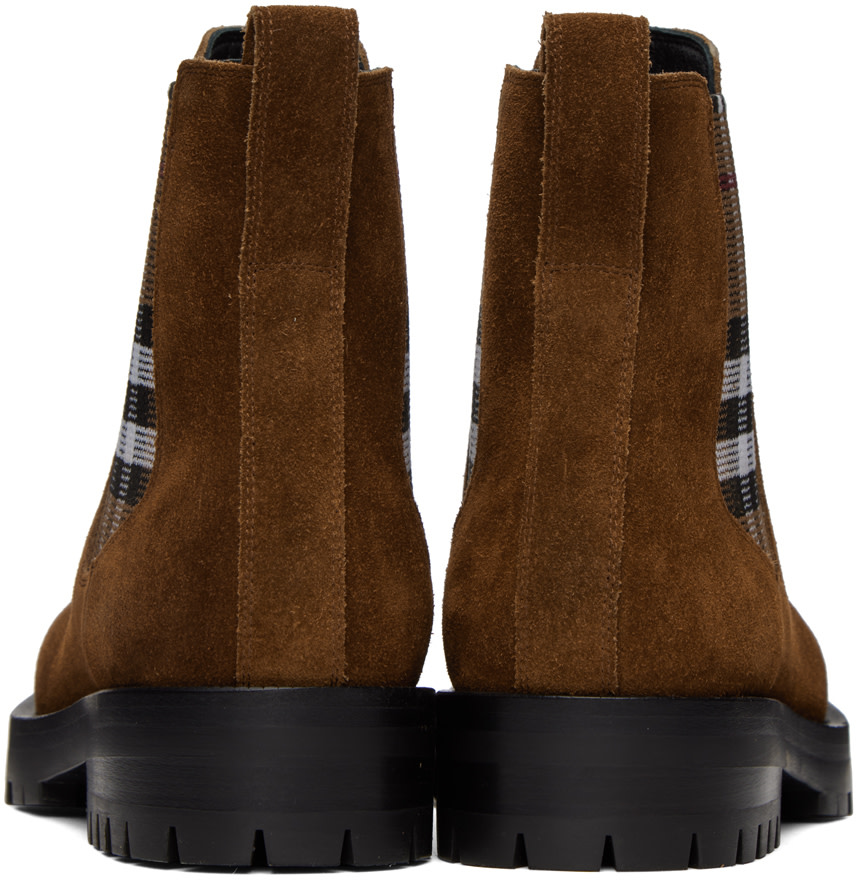 Burberry - Bottines Allostock brunes