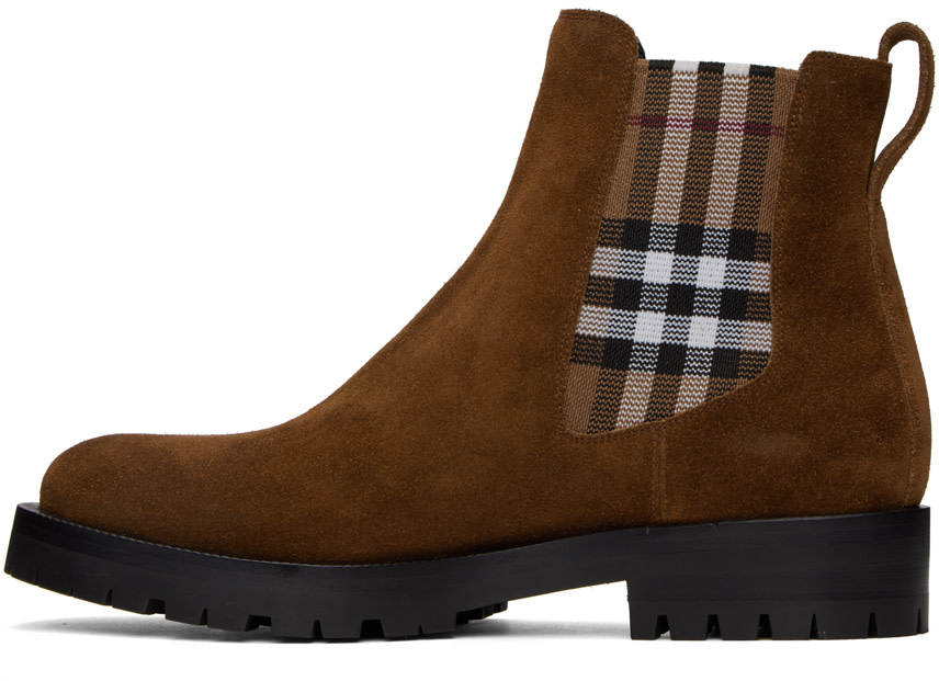 Burberry - Bottines Allostock brunes