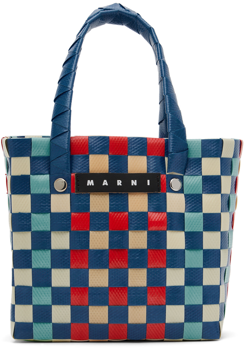 Marni - Kids Multicolor Micro Basket Tote