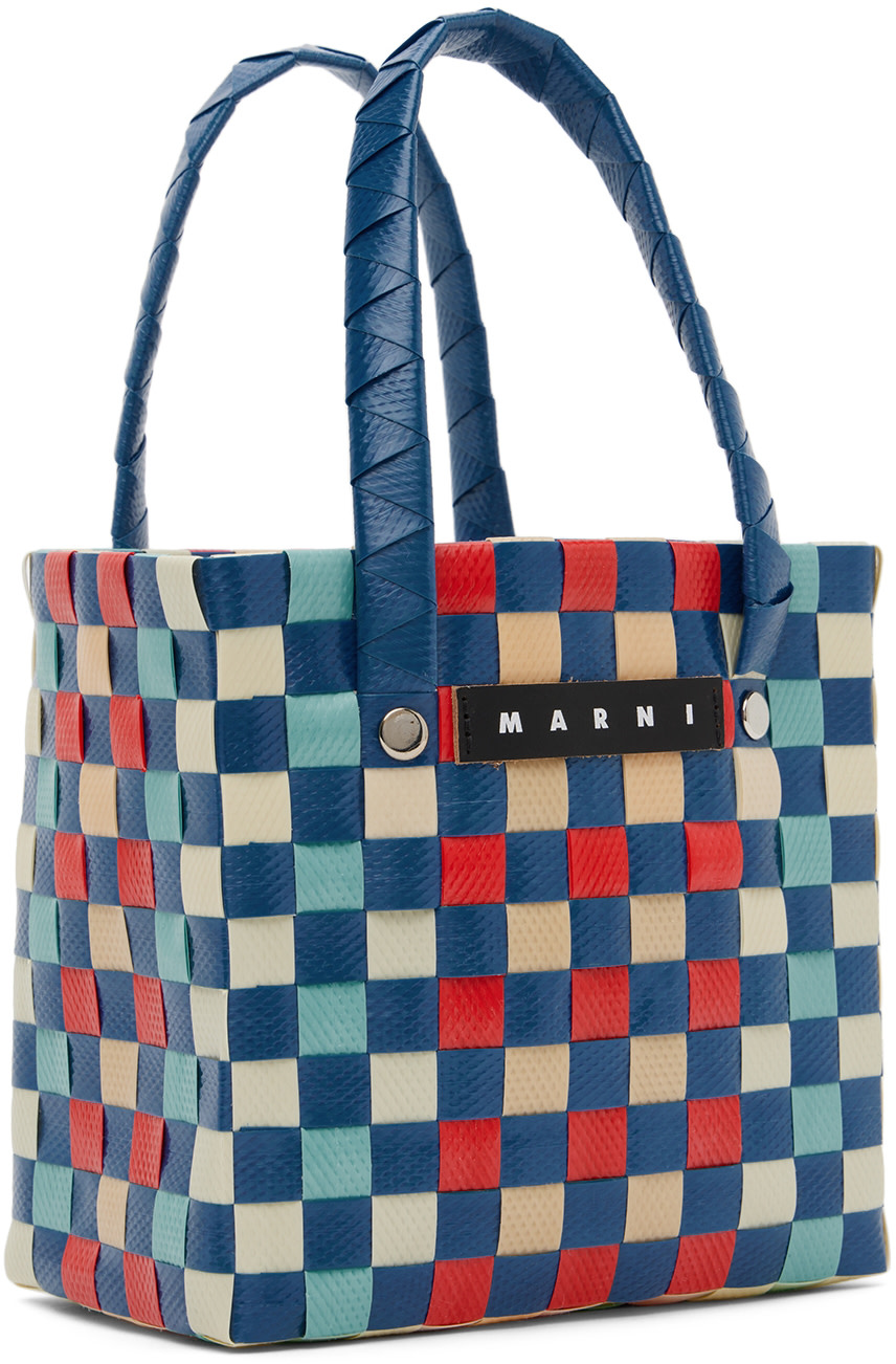 Marni - Kids Multicolor Micro Basket Tote