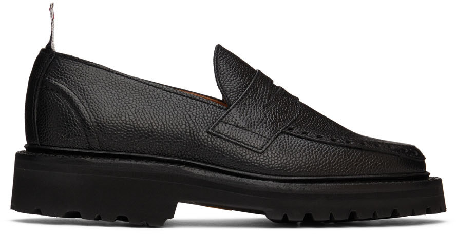 Thom Browne - Flâneurs Penny noirs à semelle Commando