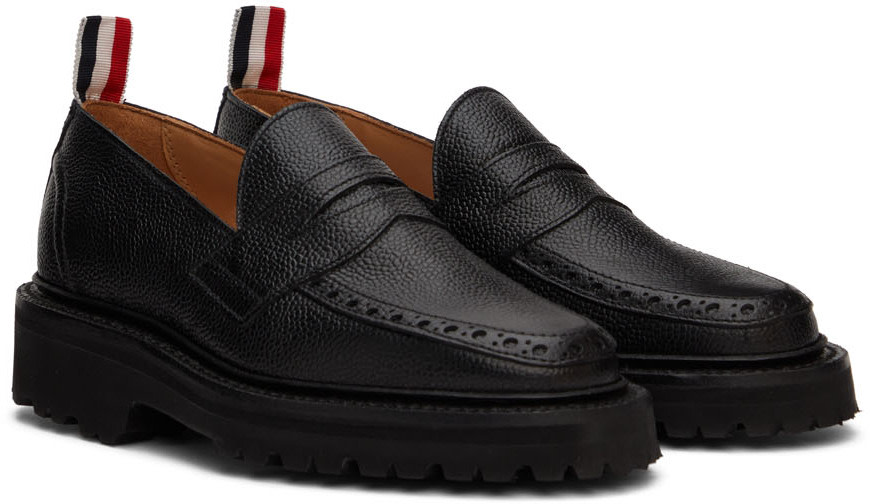 Thom Browne - Flâneurs Penny noirs à semelle Commando