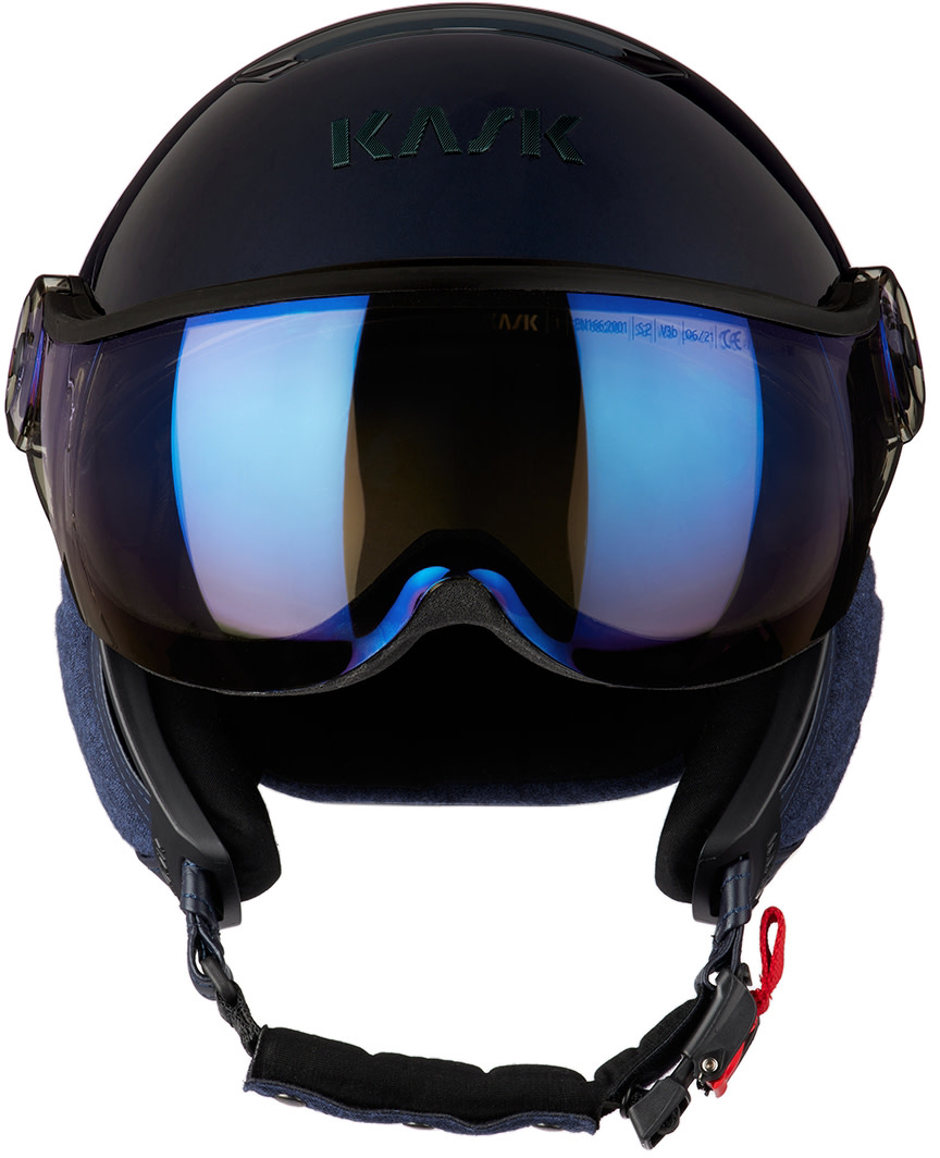 KASK - Casque Chrome bleu à visière