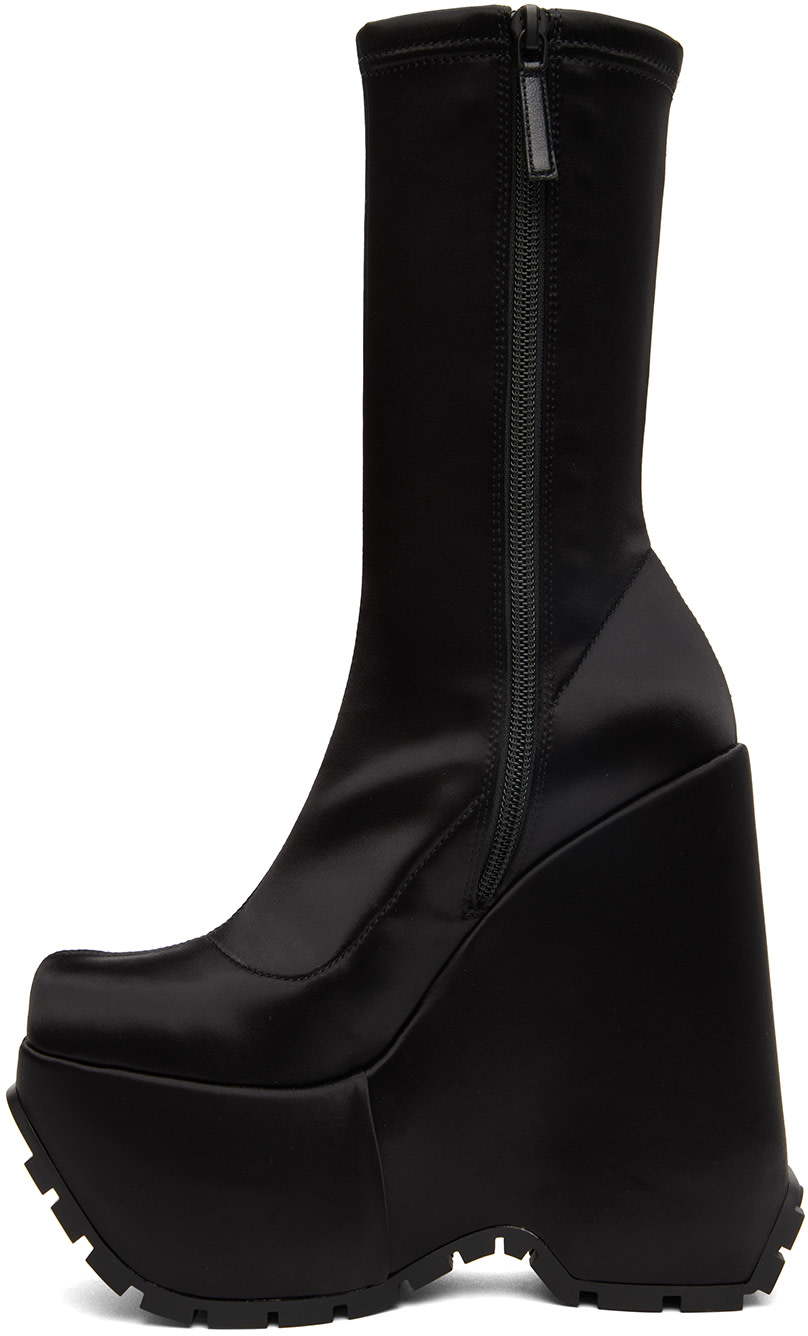 Versace - Bottes Triplatform noires