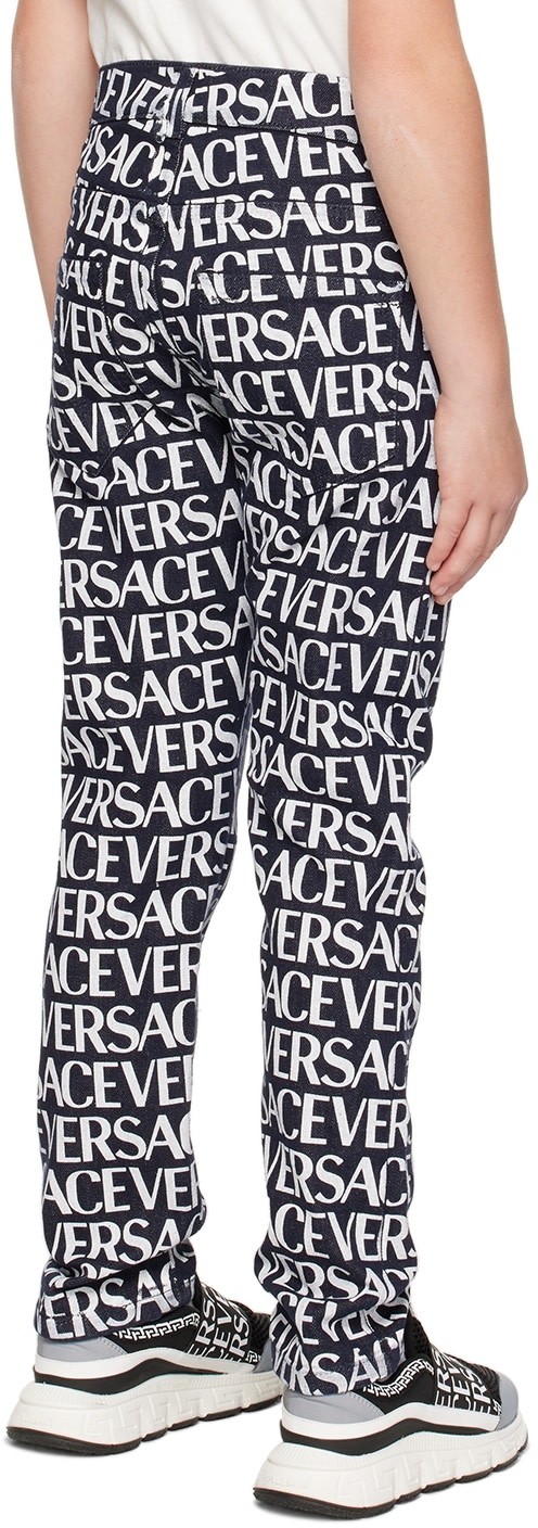 Versace - 키즈 블랙 데님 진