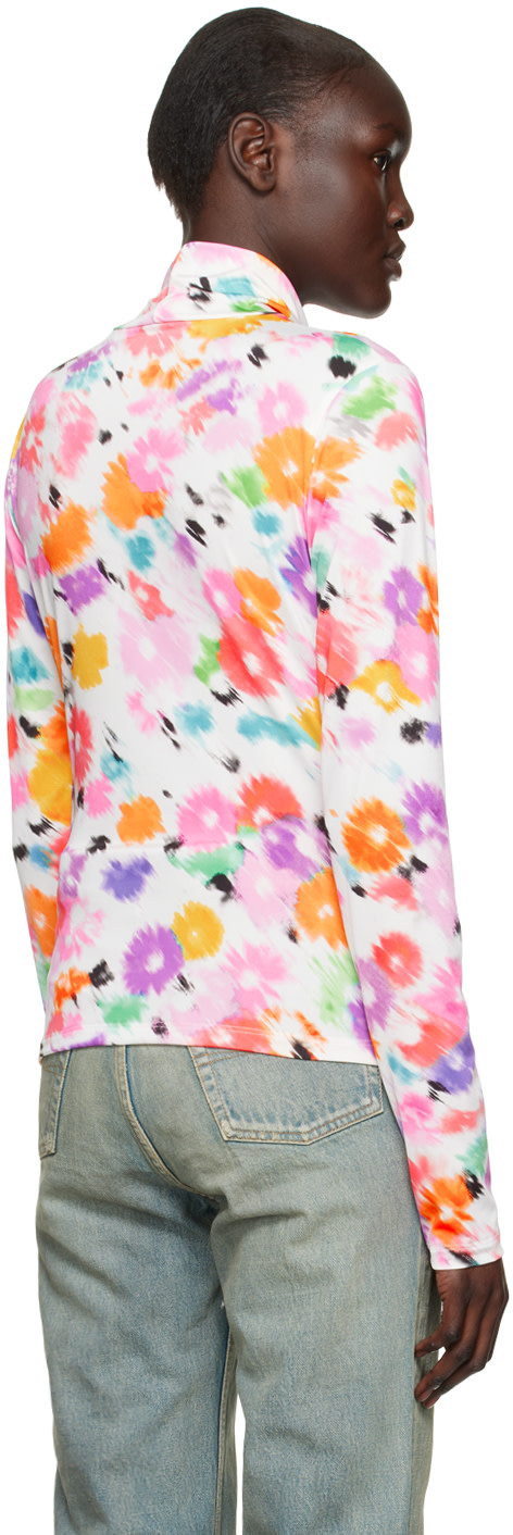 MSGM - Multicolor Printed Turtleneck