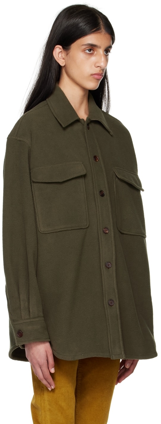 6397 - Blouson kaki en polyester