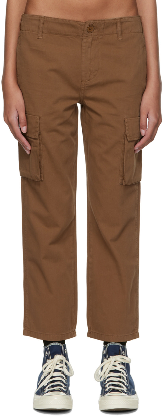 FRAME - Tan Cotton Trousers
