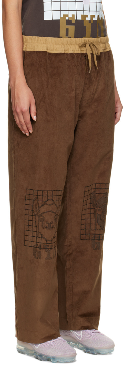 Bernhard Willhelm - Pantalon de survêtement ample brun