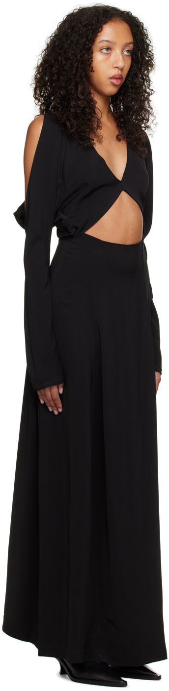 Esse Studios - Robe longue Envelope Flume noire