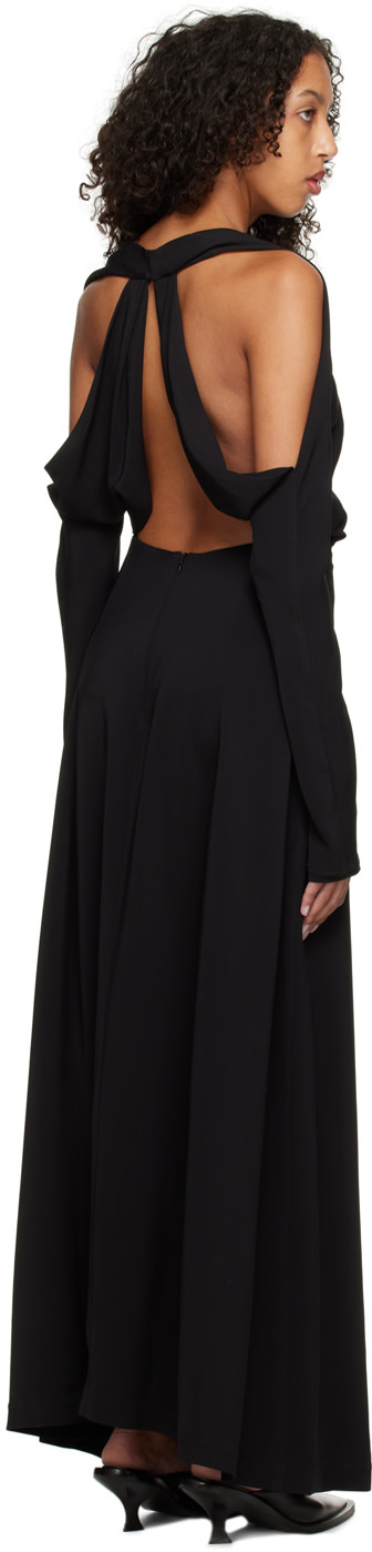 Esse Studios - Robe longue Envelope Flume noire