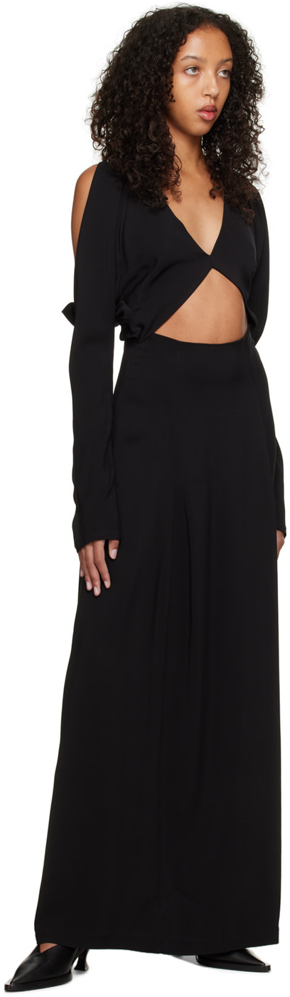 Esse Studios - Robe longue Envelope Flume noire