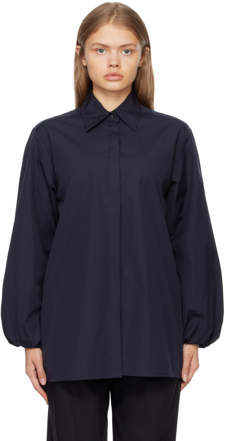 Esse Studios - Chemise Collected bleu marine