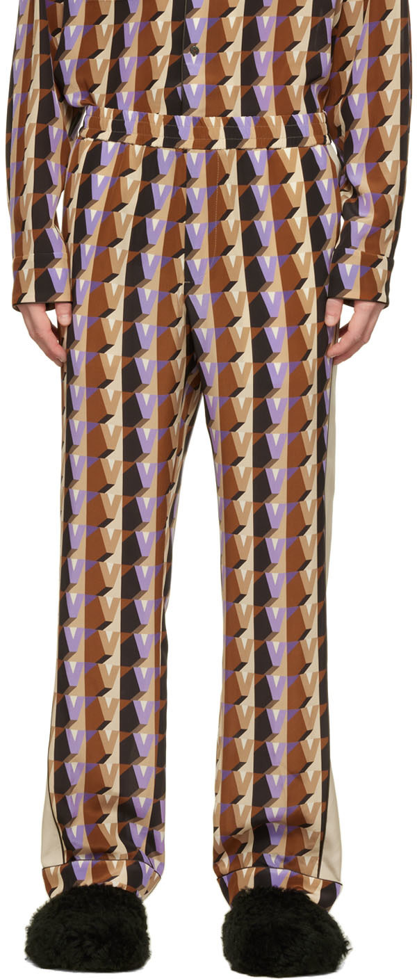 Valentino - Multicolor 'V' Pyjama Pants