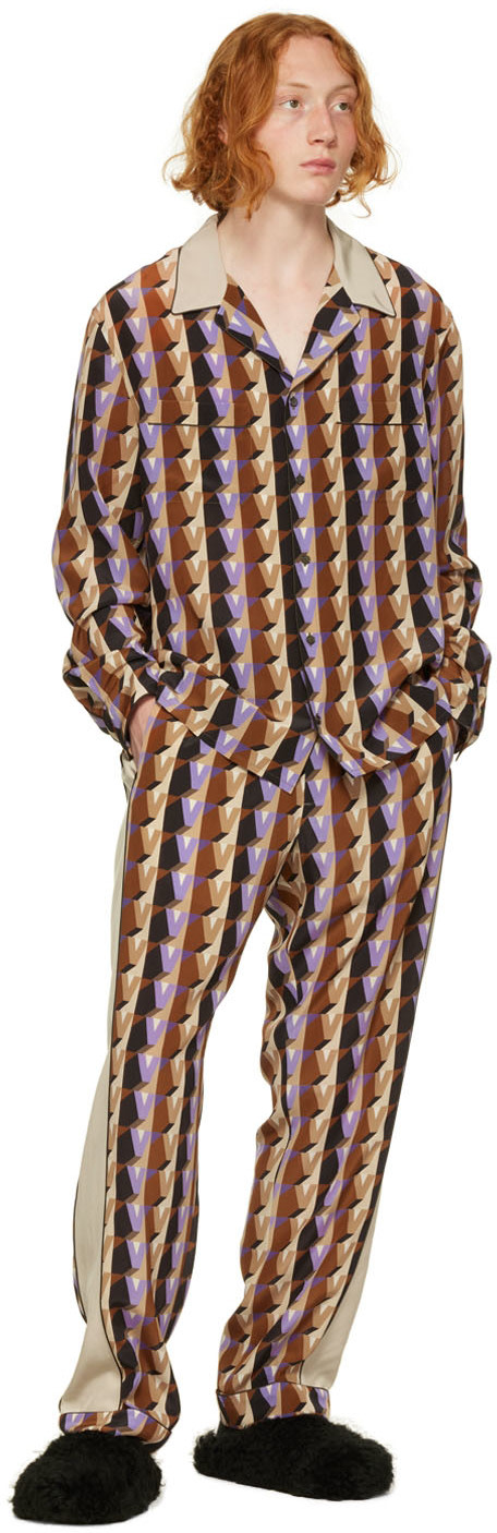 Valentino - Multicolor 'V' Pyjama Pants