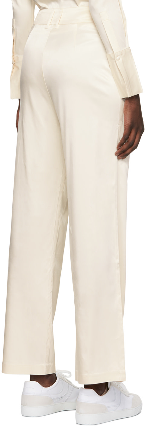 THIRD FORM - Pantalon Under Current blanc cassé