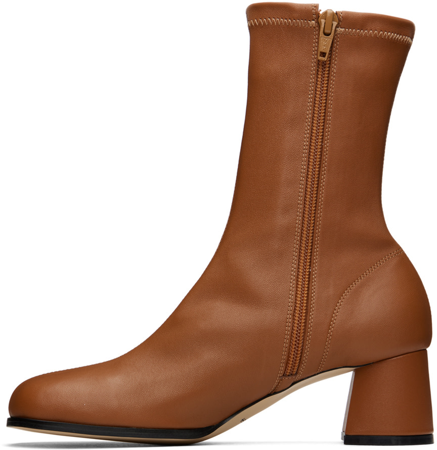 COMME SE-A - Bottes Basique brunes exclusives à SSENSE