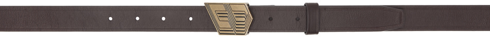 System - Ceinture brune à logo