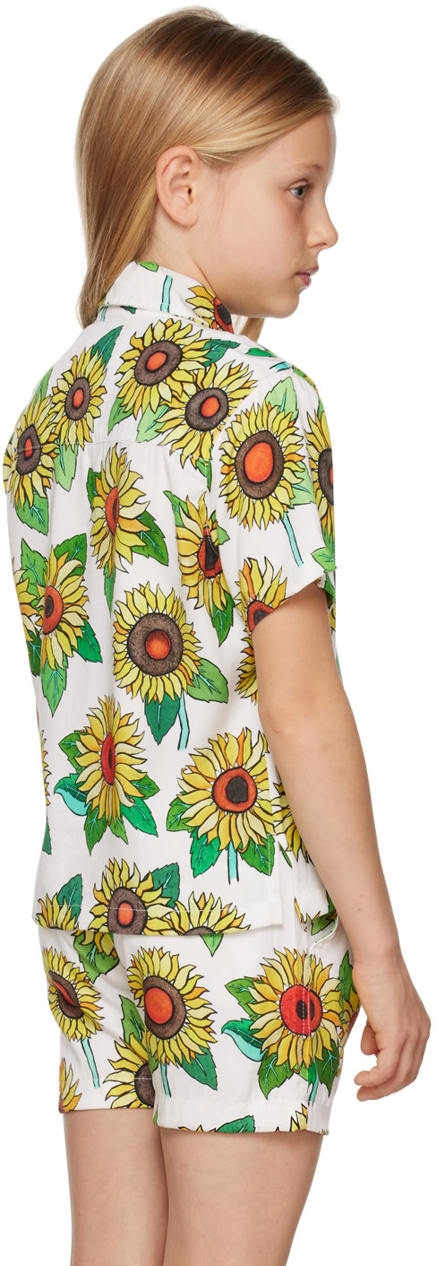 Endless Joy - キッズ|ホワイト Sunflower シャツ