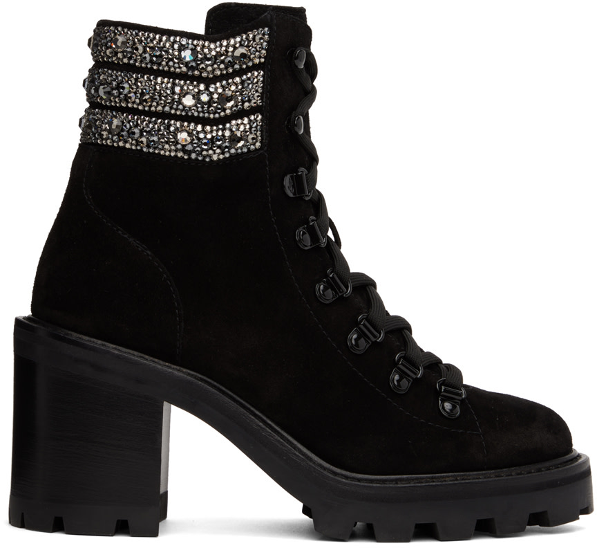 Jimmy Choo - Bottines Esche 65 noires