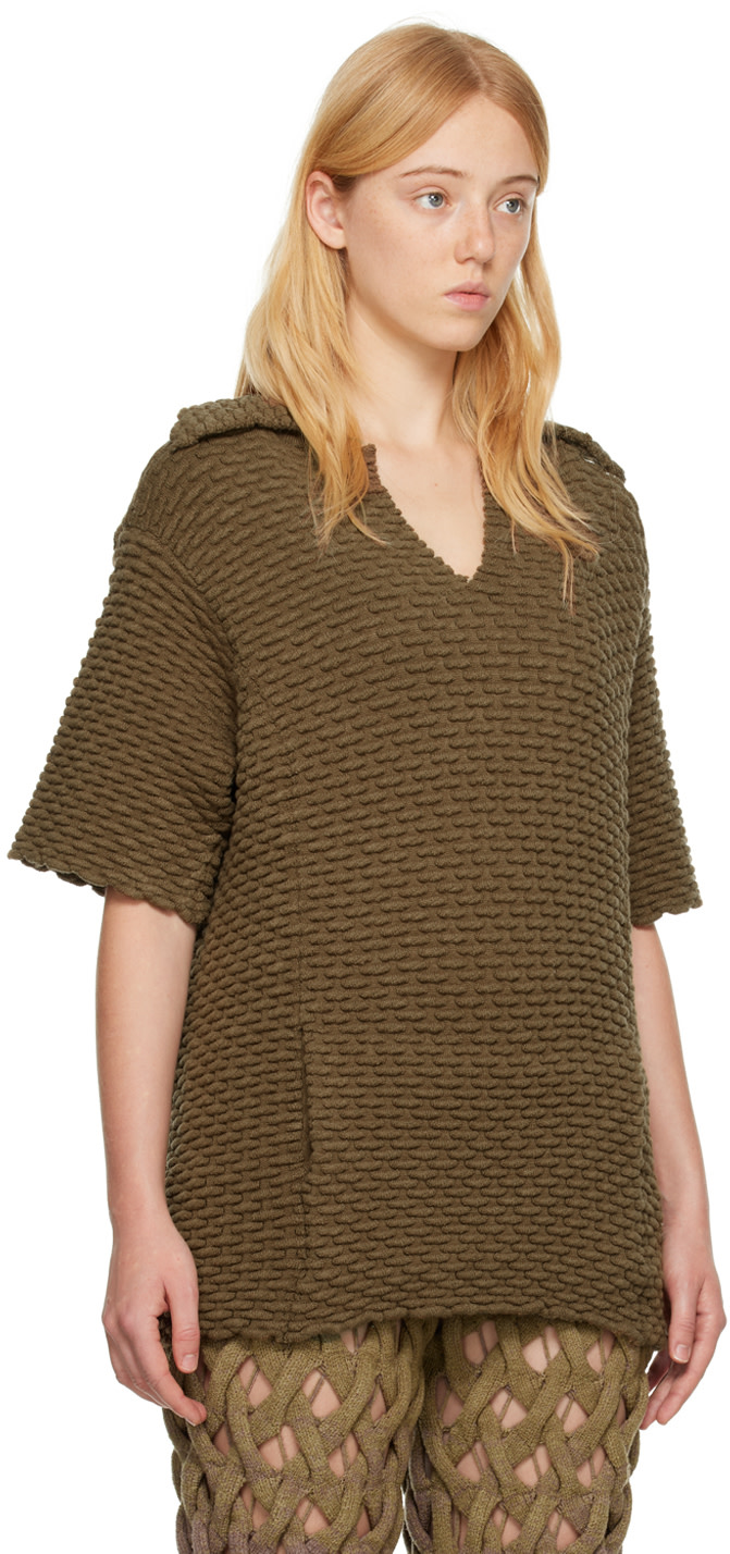 Isa Boulder - Polo Peanut kaki exclusif à SSENSE
