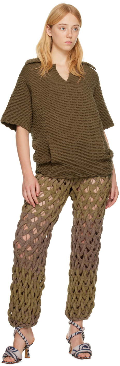 Isa Boulder - Polo Peanut kaki exclusif à SSENSE