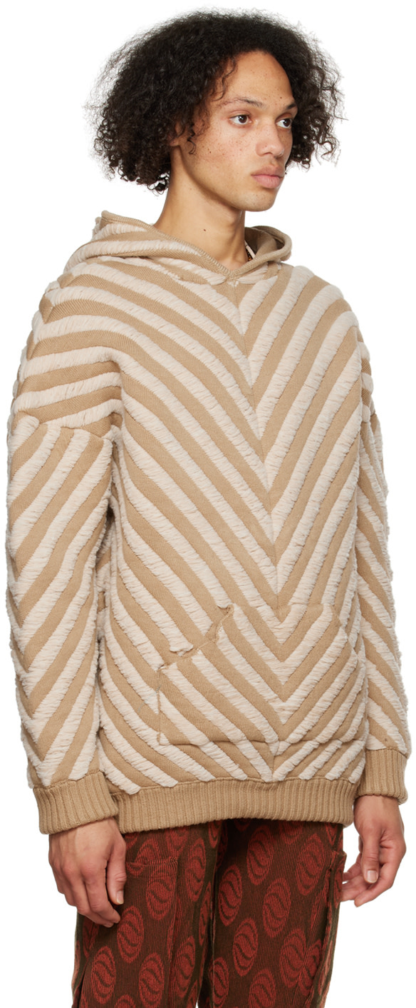 Isa Boulder - Pull à capuche beige exclusif à SSENSE