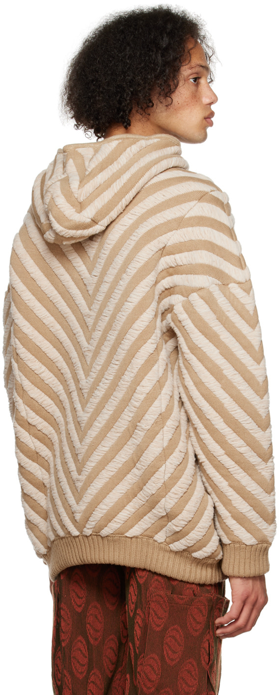 Isa Boulder - Pull à capuche beige exclusif à SSENSE