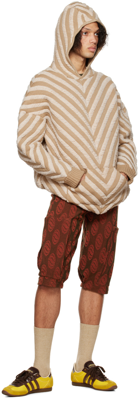 Isa Boulder - Pull à capuche beige exclusif à SSENSE