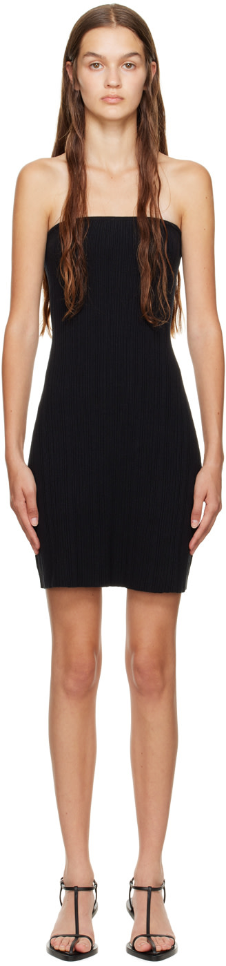 Anna Quan - Robe courte Poppy noire