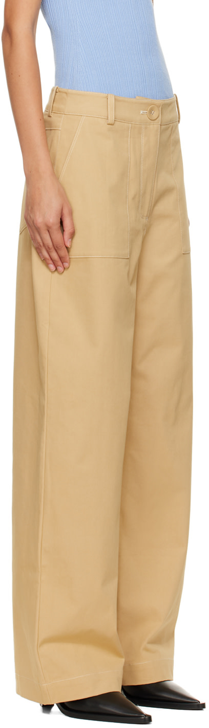 Anna Quan - Pantalon Joseph brun clair