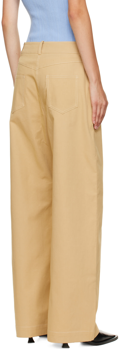 Anna Quan - Pantalon Joseph brun clair