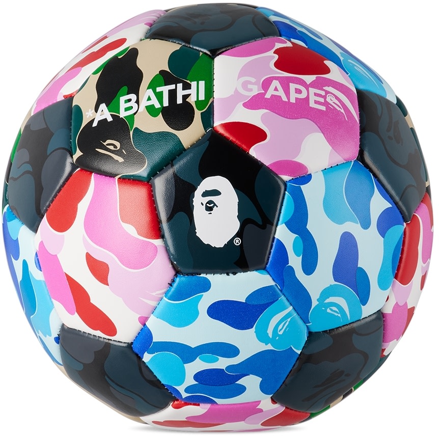 BAPE - 멀티컬러 ABC 카모 축구공
