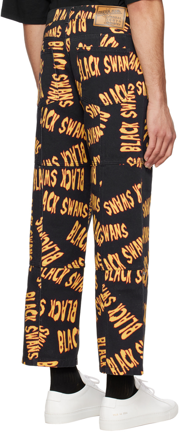 Liberal Youth Ministry: Black 'Black Swans' Jeans | SSENSE