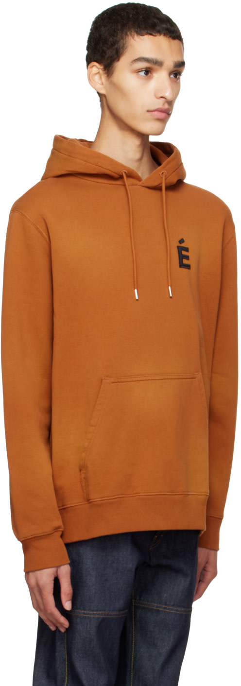 Études - Orange Klein Patch Hoodie