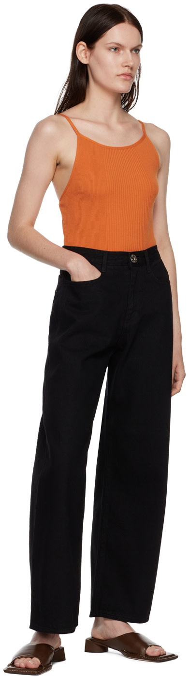 LOW CLASSIC - Justaucorps côtelé orange