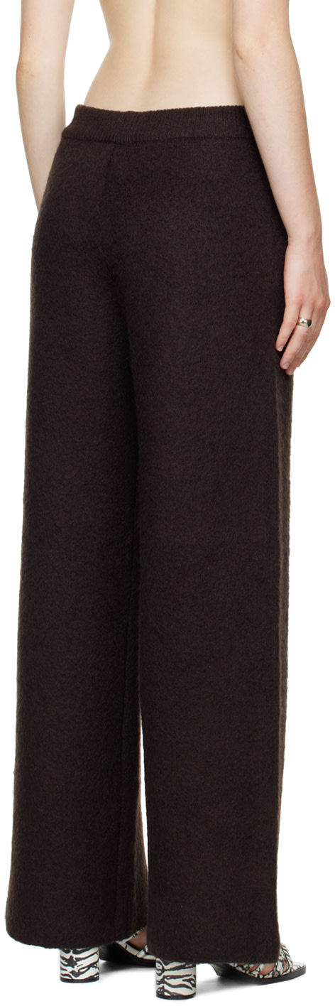 Birrot - Pantalon brossé brun