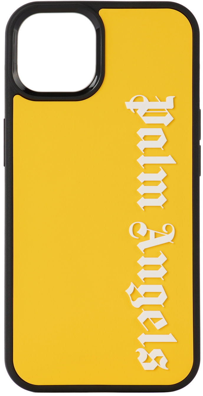 Palm Angels - ブラック&イエロー iPhone 13 ケース