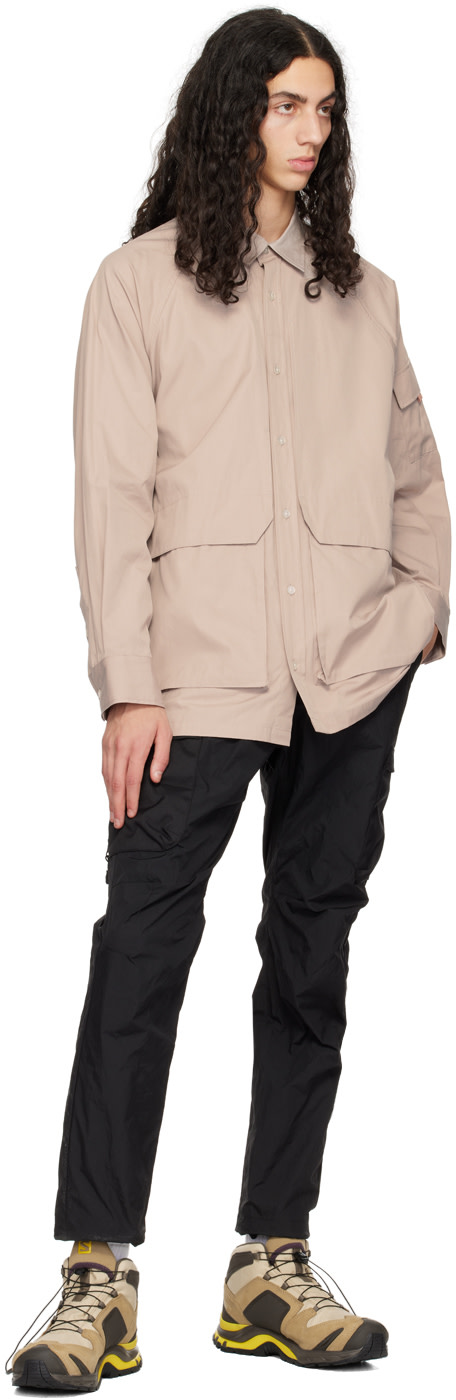 meanswhile - Chemise Trinity brun clair