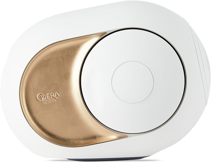 Devialet: ホワイト ＆ ゴールド Phantom I スピーカー 108dB 台湾仕様