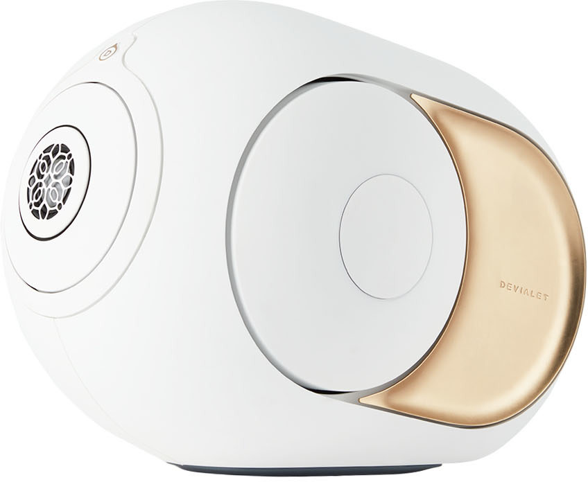 Devialet: ホワイト ＆ ゴールド Phantom I スピーカー 108dB 台湾仕様