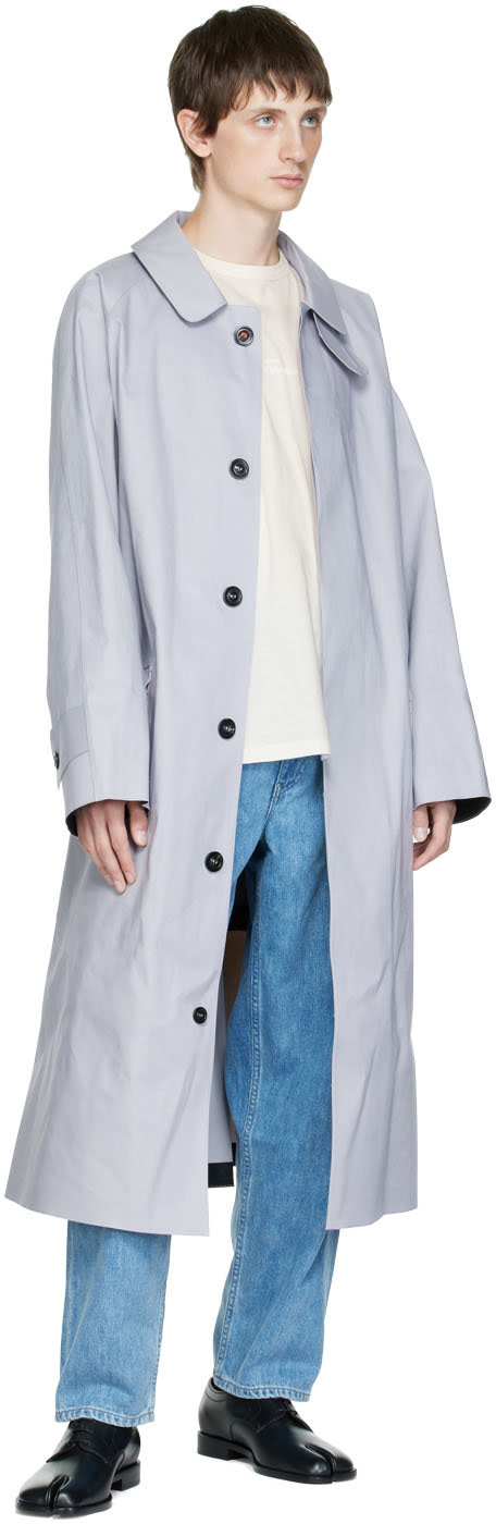 non - Jean ample bleu