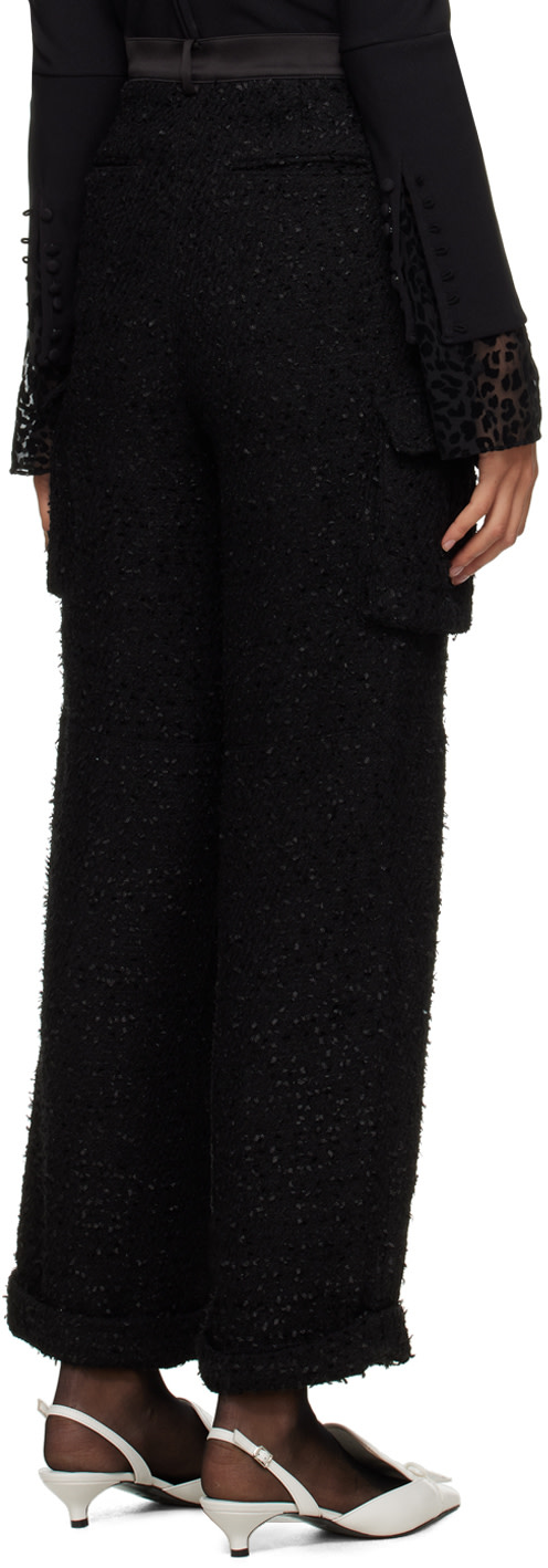 lesugiatelier - Pantalon cargo ample noir